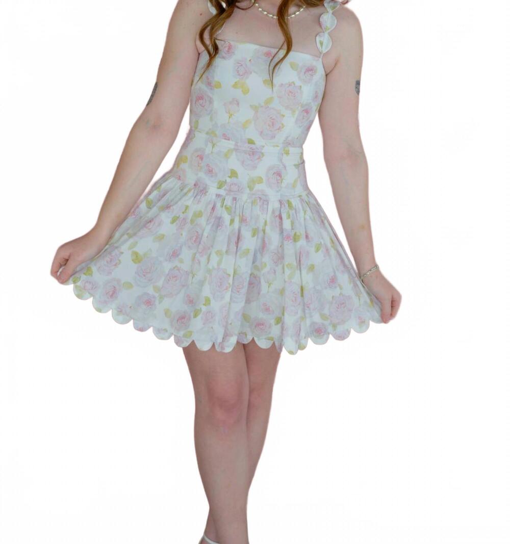NEW MABLE sweet summer songs dress in white